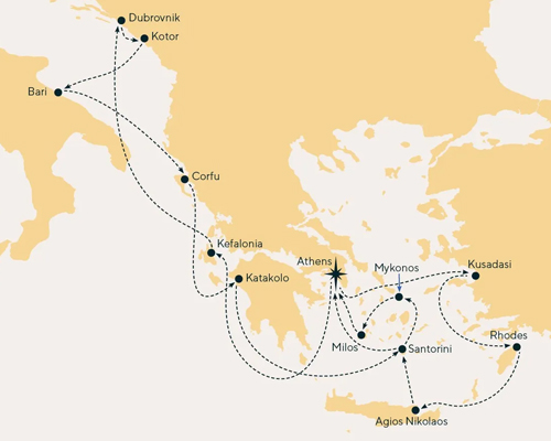 Mediterranean Icons (East to West) 2026 - 14 Nights