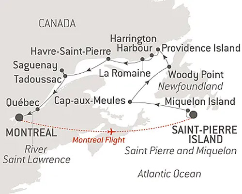Exploration along Saint Lawrence
