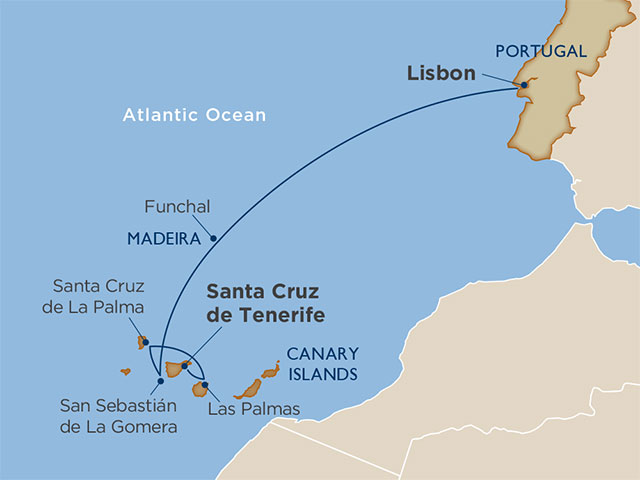 8 Days - The Colorful Canary Islands[Lisbon to Santa Cruz de Tenerife]