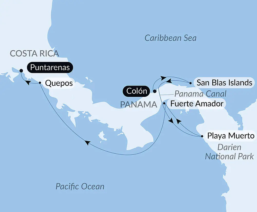 Panama and Costa Rica by Sea: The Natural Wonders of Central America