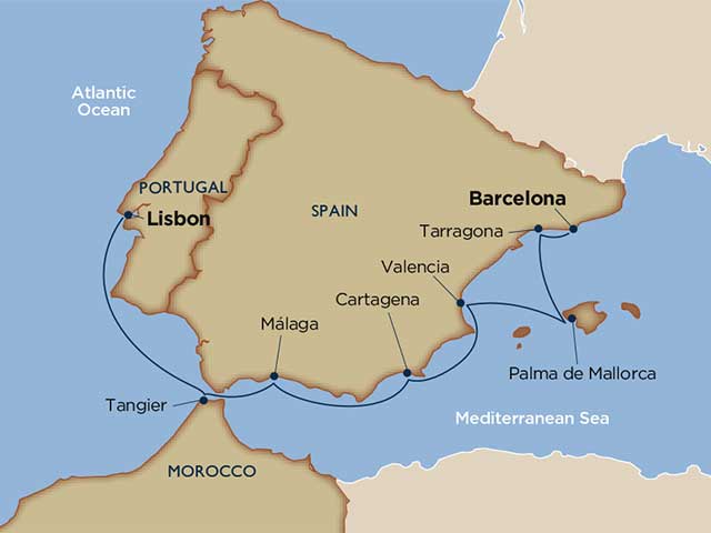 10 Days - Treasures of Southern Spain & Morocco [Barcelona to Lisbon]