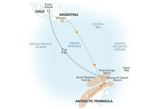 Complete Antarctica: Sail In, Fly Out