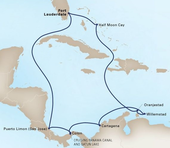 11-Day Panama Canal Sunfarer