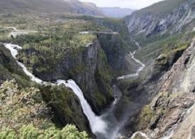 Eidfjord, Norway / Scenic cruising Hardangerfjord