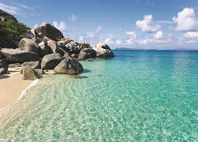 Jost Van Dyke, Great Harbour, B.V.I. / Virgin Gorda, Prickly Pear Beach, B.V.I